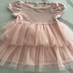First Impressions Toddler Girl Short Sleeve light rose Dress Size 24 Months/ 2T